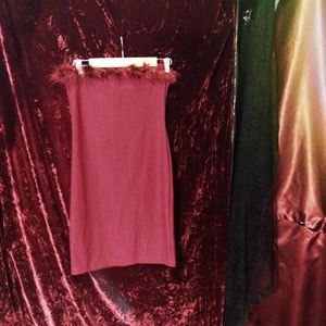 💢Scarlet Fur-Lined Dress💢